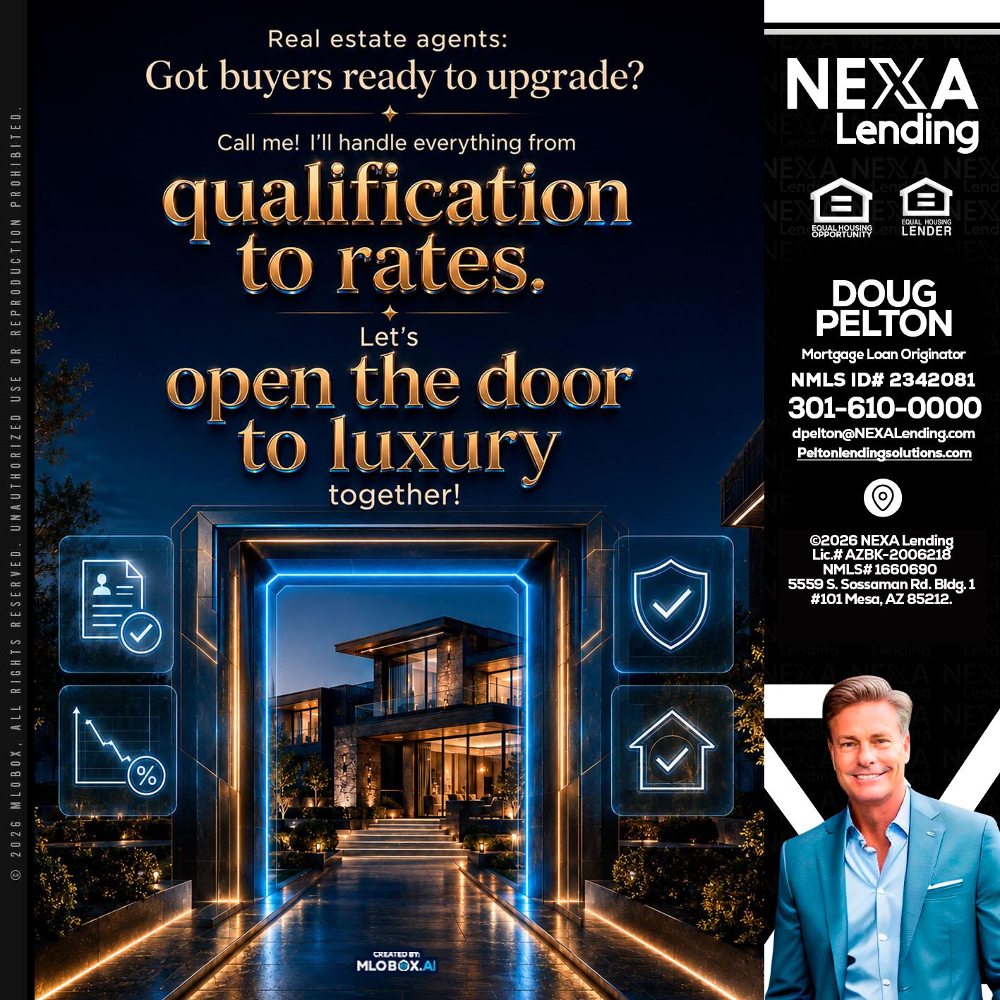 QUALIFICATION TO RATES - Doug Pelton -Mortgage Loan Officer