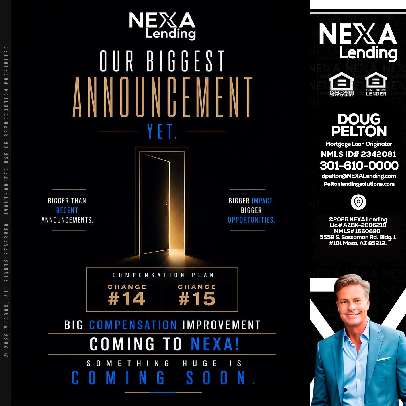 ANNOUNCEMENT - Doug Pelton -Mortgage Loan Officer