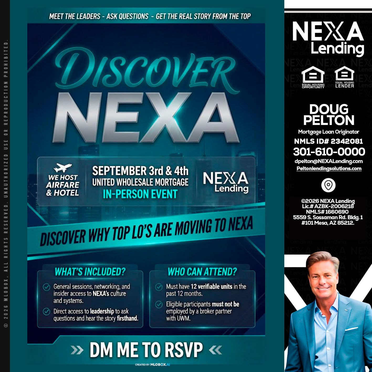 DISCOVER NEXA - Doug Pelton -Mortgage Loan Officer