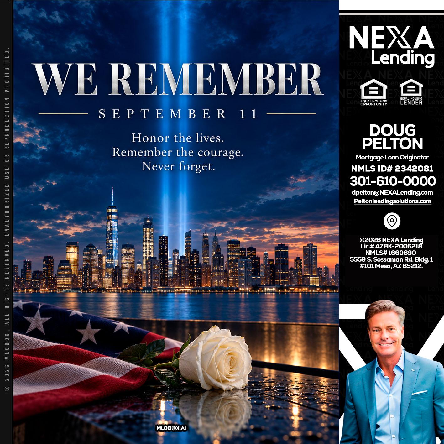 WE REMEMBER - Doug Pelton -Mortgage Loan Officer