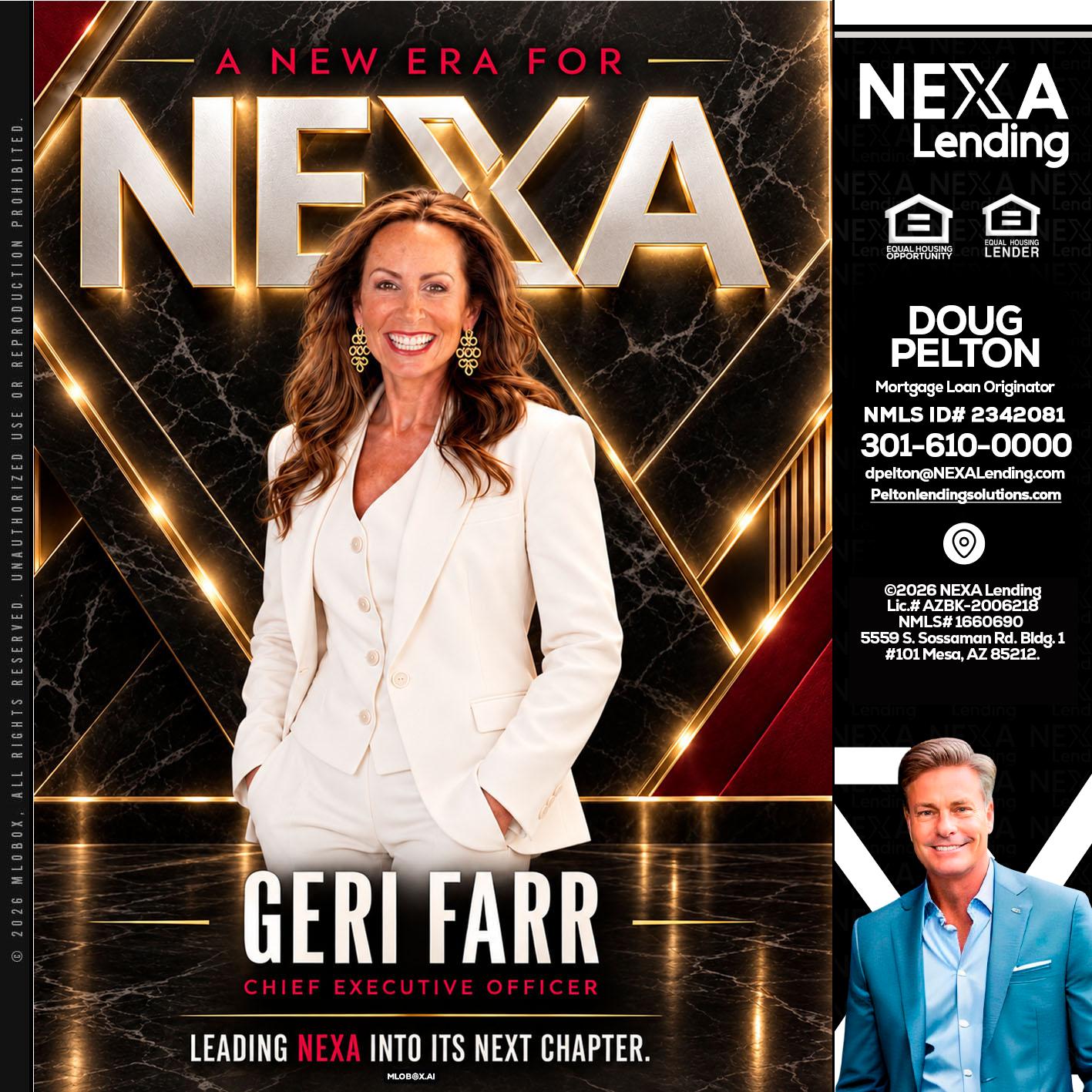 GERI FARR - Doug Pelton -Mortgage Loan Officer