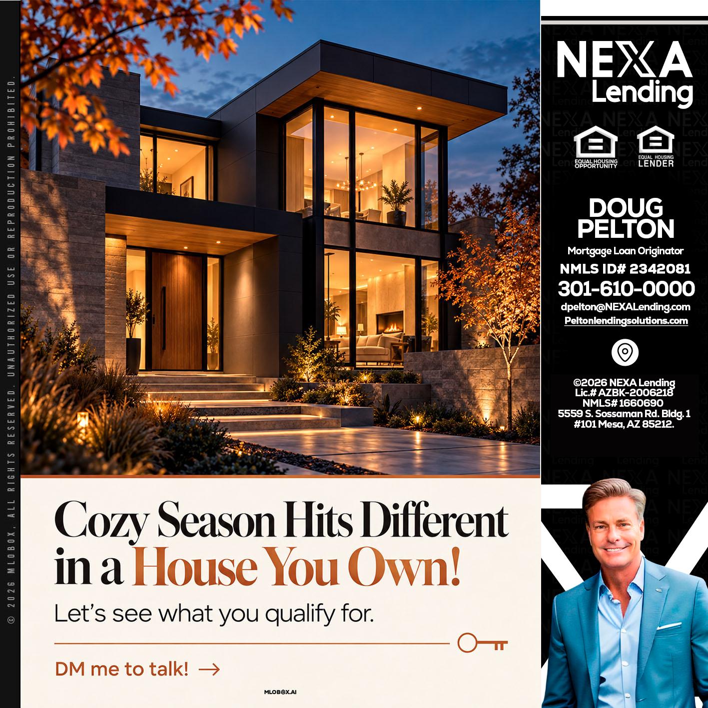 COZY SEASON - Doug Pelton -Mortgage Loan Officer