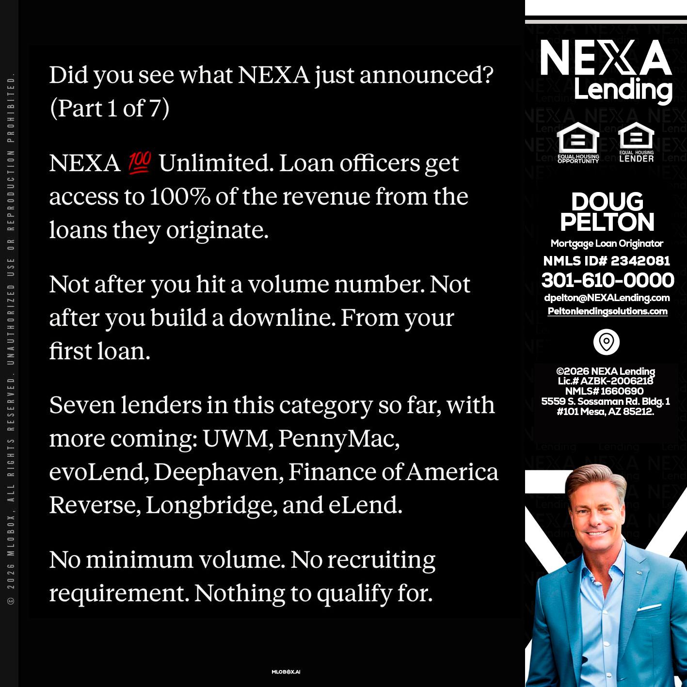 DID YOU KNOW - Doug Pelton -Mortgage Loan Officer