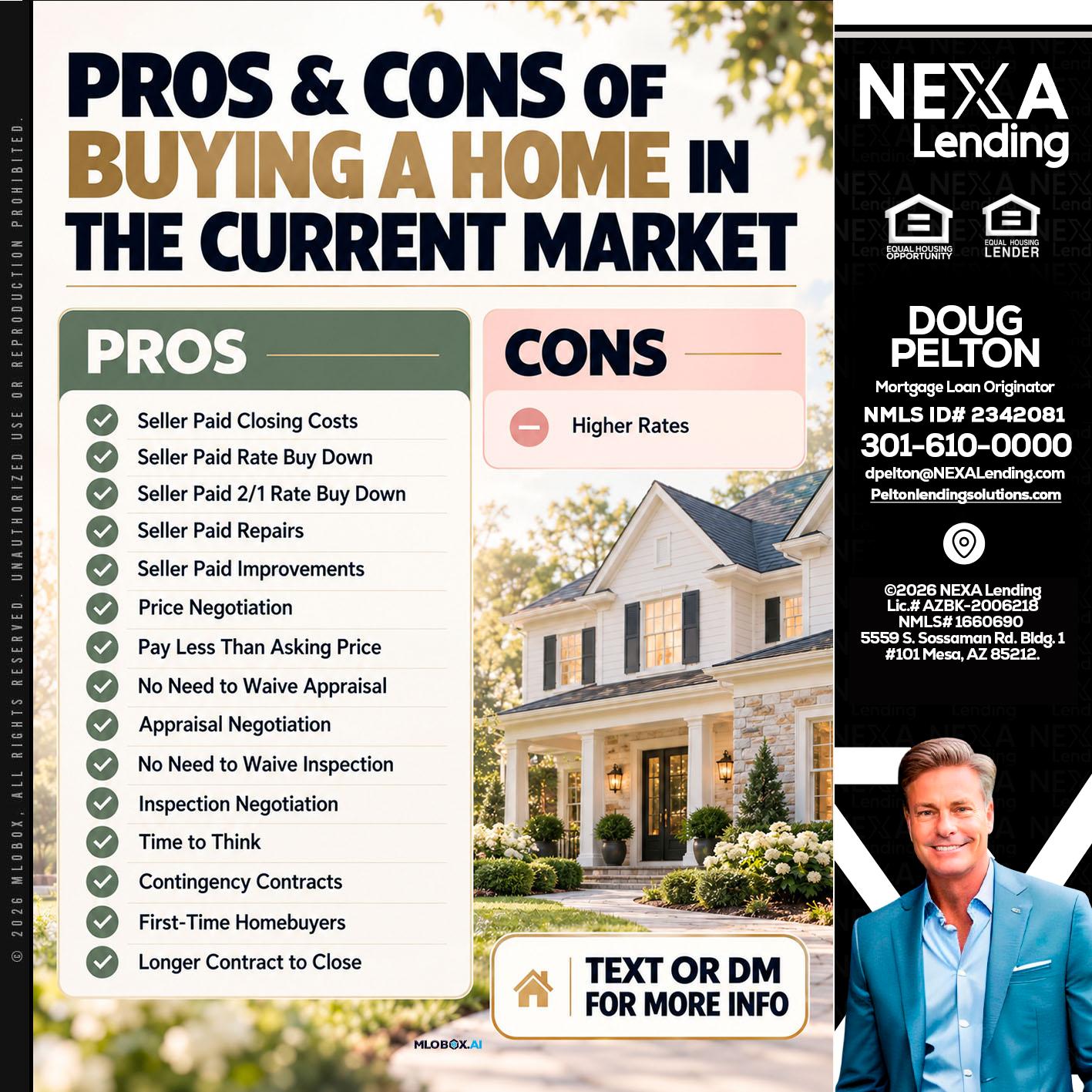 pros and cons - Doug Pelton -Mortgage Loan Officer