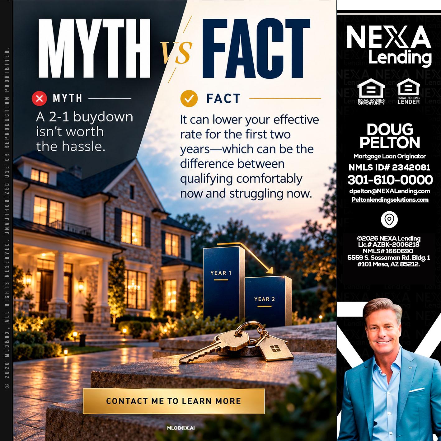 MYTH VS FACT - Doug Pelton -Mortgage Loan Officer