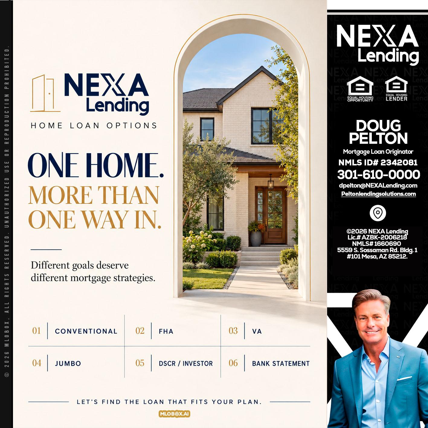 ONE HOME - Doug Pelton -Mortgage Loan Officer