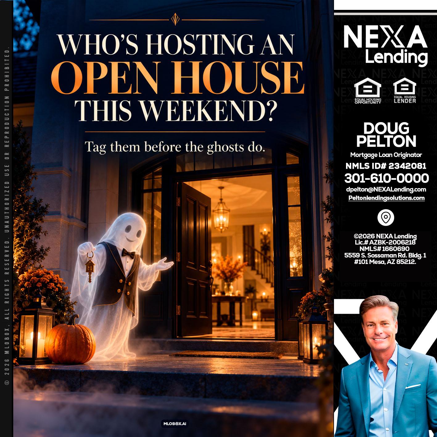 WHO IS HOSTING? - Doug Pelton -Mortgage Loan Officer