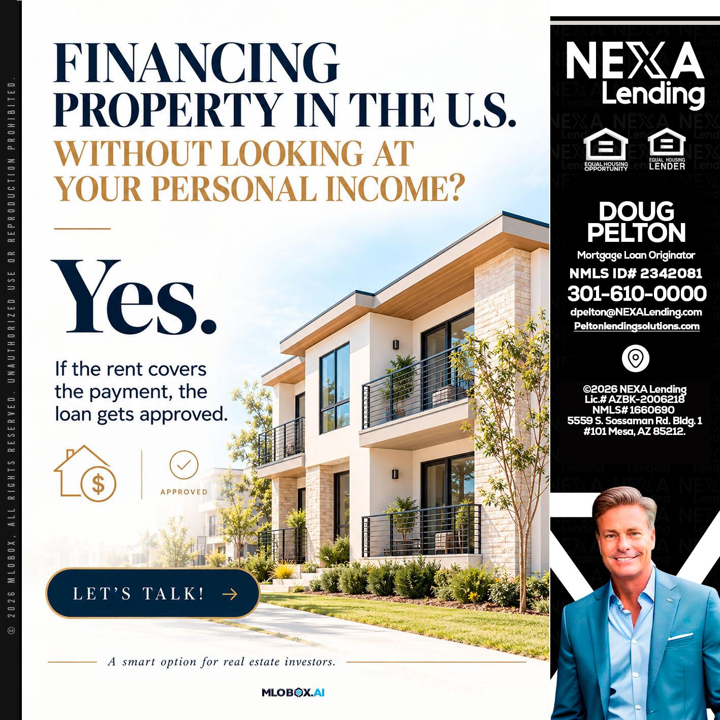 FINANCING - Doug Pelton -Mortgage Loan Officer