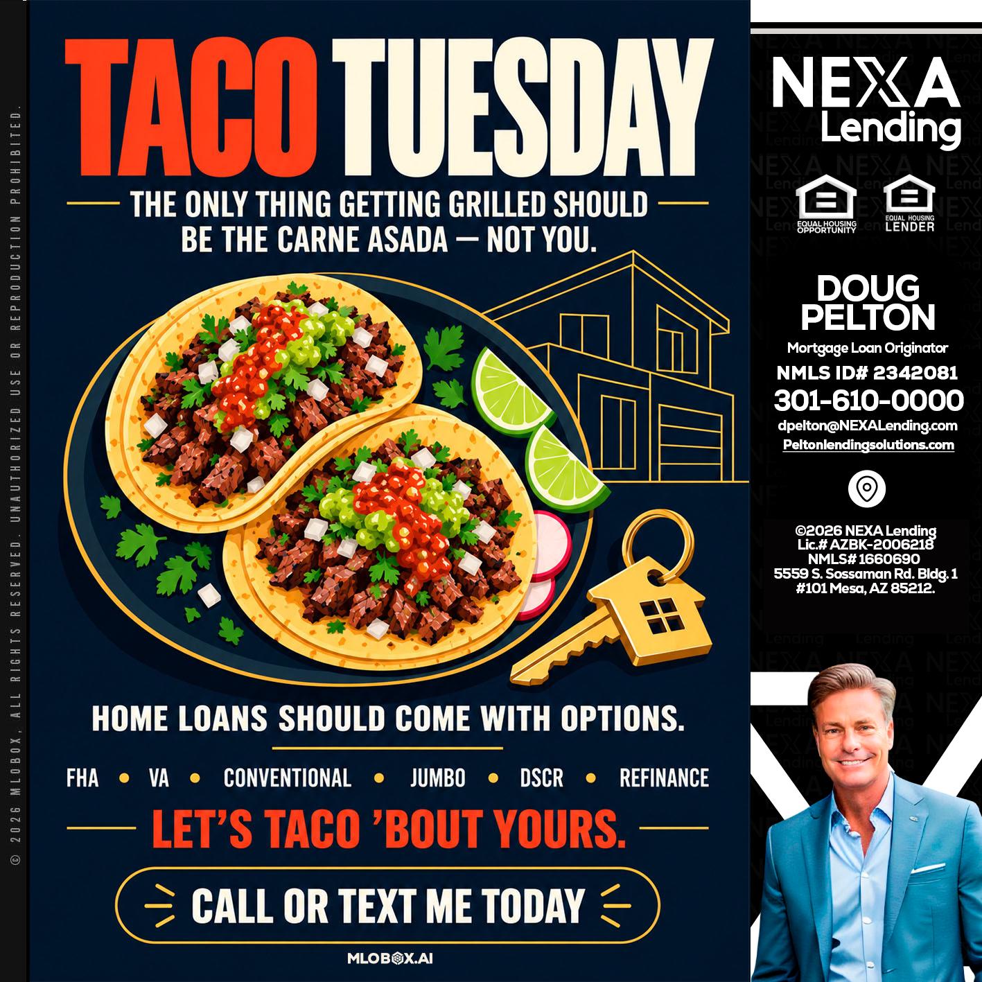 TACOS TUESDAY - Doug Pelton -Mortgage Loan Officer